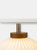 Moraga Table Lamp - 24", Bone Porcelain and Walnut, 4-Way Rotary Switch