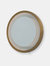 Round Brass Starfall Vanishing Mirror - Brass