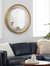 Round Brass Starfall Vanishing Mirror