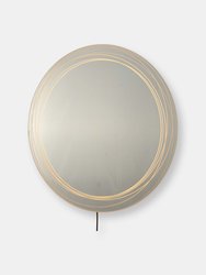 Round, Mojave LED Mirror - Silver