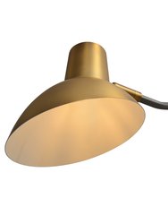Swing Wall Light - Brushed Brass, Plug-in, Dimmer Switch
