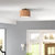 Tambo SemiFlush Mount Ceiling Light - Natural Ash, Weathered Brass