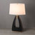 Trina Table Lamp - Ebony, Weathered Brass