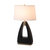 Trina Table Lamp - Ebony, Weathered Brass