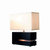 Zen Reclining Table Lamp With Nightlight - Gilded Ebony, Weathered Brass