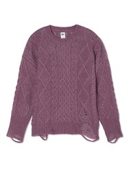 Anabell Destructed Cable Knit Sweater