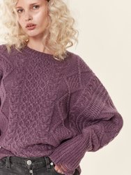 Anabell Destructed Cable Knit Sweater