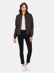 Neil Side Zip Bomber Jacket 