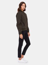 Neil Side Zip Bomber Jacket 