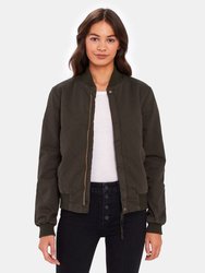 Neil Side Zip Bomber Jacket  - Pigment Cargo