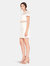 Brittney Ruffle Sleeve Lace Mix Dress