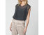 Regina Top In Dark Grey - Dark Grey