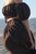 Isabelle Cotton Silk Gathered Skirt - Brown