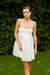 Isabelle Cotton Silk Mini Dress - White - Off-white