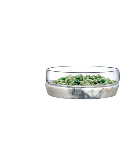 NUDE Glass Chill Bowl With Marble Base - Large product