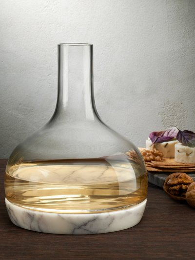 NUDE Glass Chill Carafe With Marble Base product