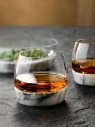 Chill Whisky Tumbler With Marble Base