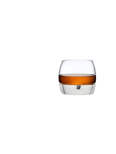 NUDE Glass Chill Whisky Tumbler With Marble Base product