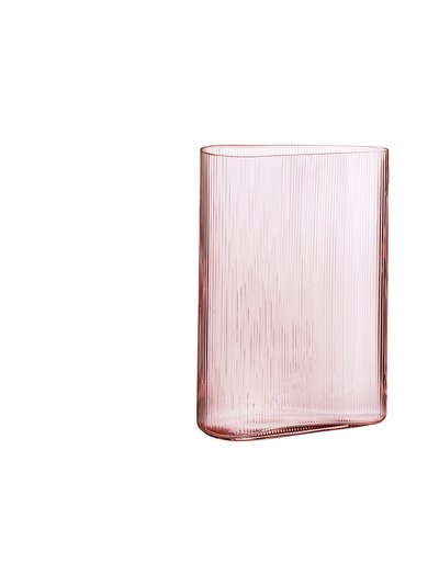 NUDE Glass Mist Vase Short Dusty Rose product