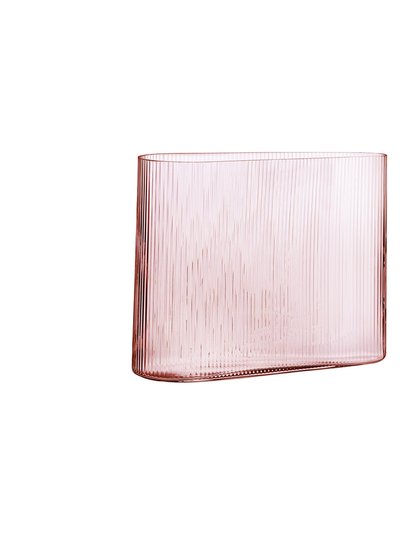 NUDE Glass Mist Vase Wide Dusty Rose product