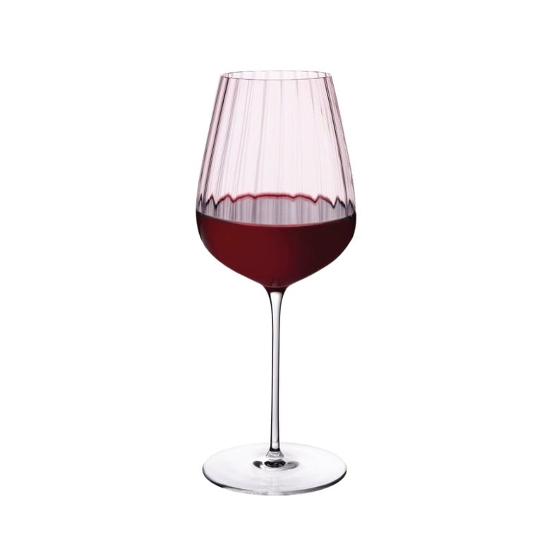 Round Up Set of 2 Red Wine Glasses