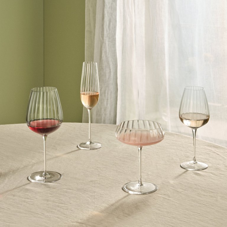 Round Up Set Of 2 White Wine Glasses