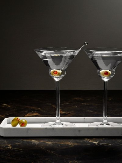 NUDE Glass Vintage Set Of 2 Martini Glasses Rounded product