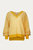 V-Neck Sweater In Yellow/Off White - Yellow/Off White