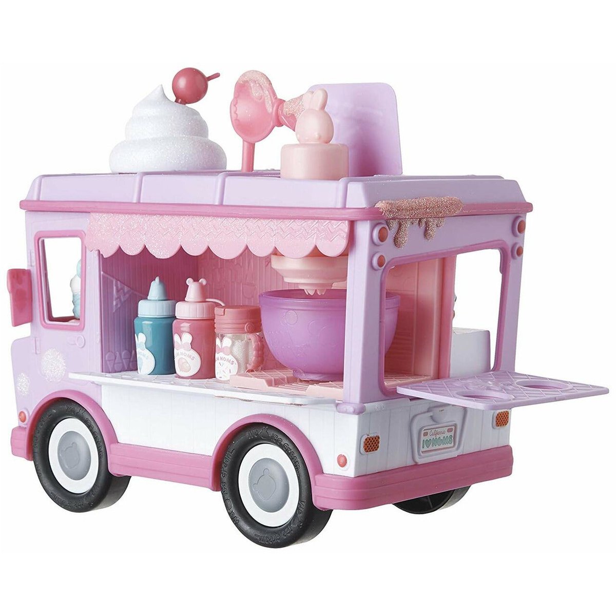 Num Noms Ice Cream Parlor Toy Playset With 7 Accessories