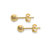 14K Solid Gold Ball Studs