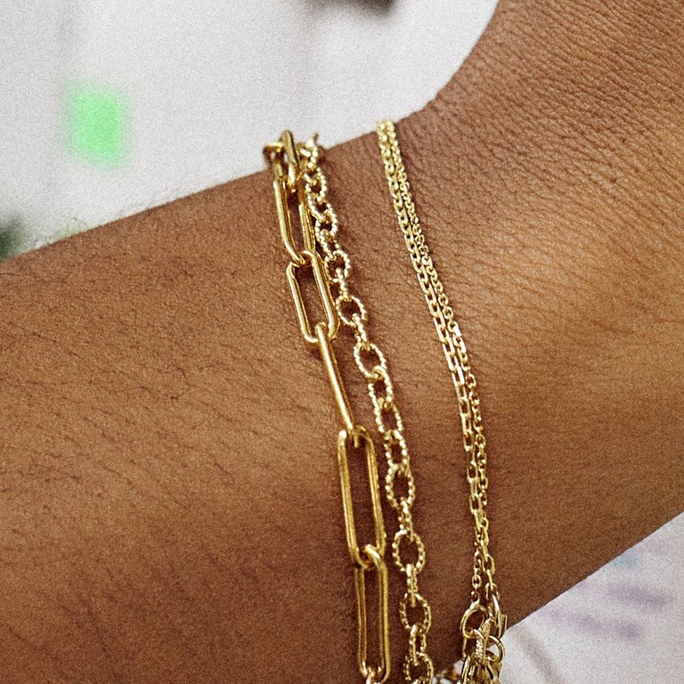 Bold Paperclip Chain Bracelet