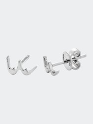 Colette Boob Earrings - Sterling Silver