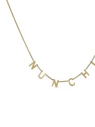 Customizable Initials Gold Necklace - Yellow Gold