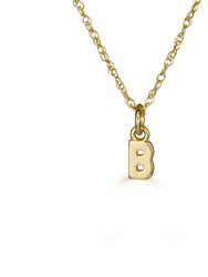 Gold Initial Pendant Necklace