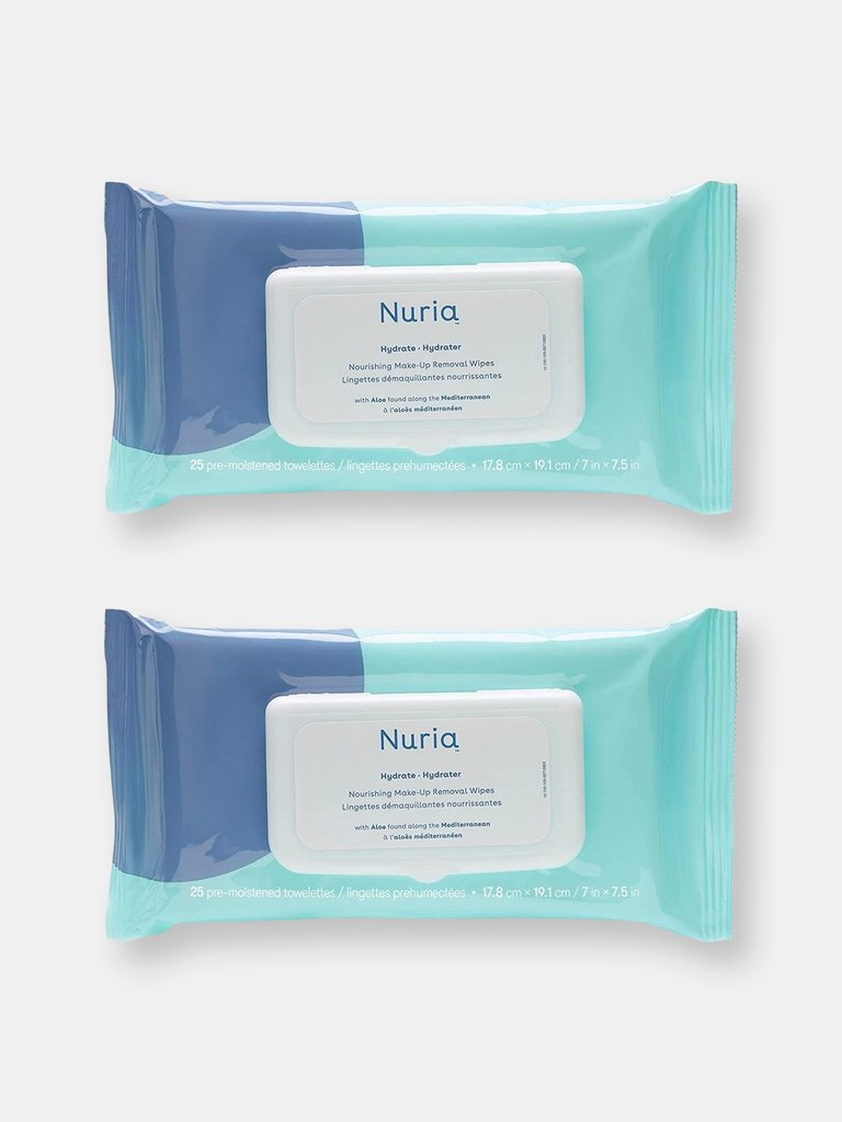 Nuria Hydrate - Makeup Removing Wipes - 2-Pack