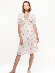 Fruit Punch Button Front Midi Skirt in Fruit Punch - Fruit Punch