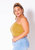 Plus Size Women's Sleeveless Turtle Neck Fitted Top