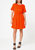 Short Sleeve Utility Dress in Poppy