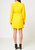 Smocked Bell Sleeve Wrap Dress in Yellow