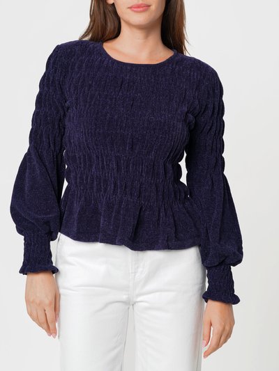 Nurode Women's Midnight Peplum Sweater - Black product