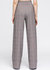 Women's Multi Glen Plaid High Waist Wide Leg Pants