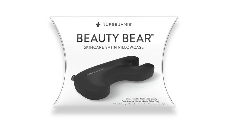 Beauty Bear Pillowcase - Silky Satin Black