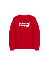 Nobody's Pussycat Crewneck - Cherry