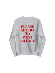 Return To West Village Crewneck Sweatshirt - Ash