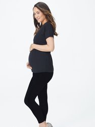 Ami Skinny Ankle Maternity Jeans - Black