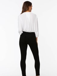 Ami Skinny Jeans In Petite - Black