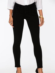 Ami Skinny Jeans In Petite - Black