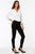 Ami Skinny Jeans In Petite - Black - Black