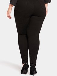 Ami Skinny Jeans In Plus Size - Black
