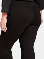 Ami Skinny Jeans In Plus Size - Black